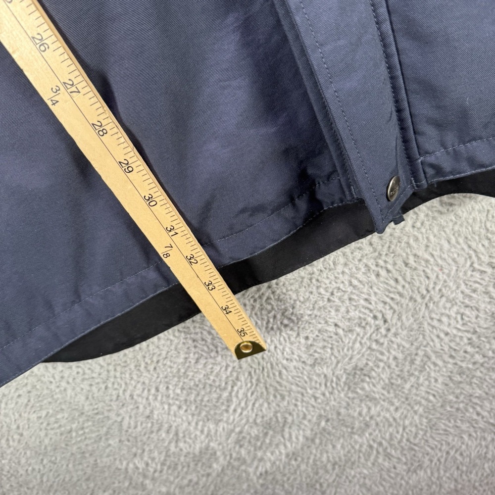 Carhartt Shoreline Coat Mens 2XL Blue Waterproof Breathable Rain Jacket Workwear - Picture 9 of 13